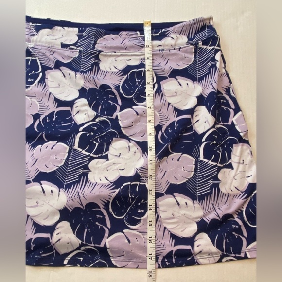 Tranquility Womens Plus Size XX-Large Tropical Elastic Waist Golf Sport Skort - Picture 7 of 7